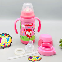 3in1 Fisher-Price Stainless Steel Baby Feeder & Water Bottle - Pink