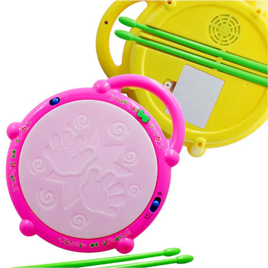 Multi-Coloured Flash Musical Drum Toy