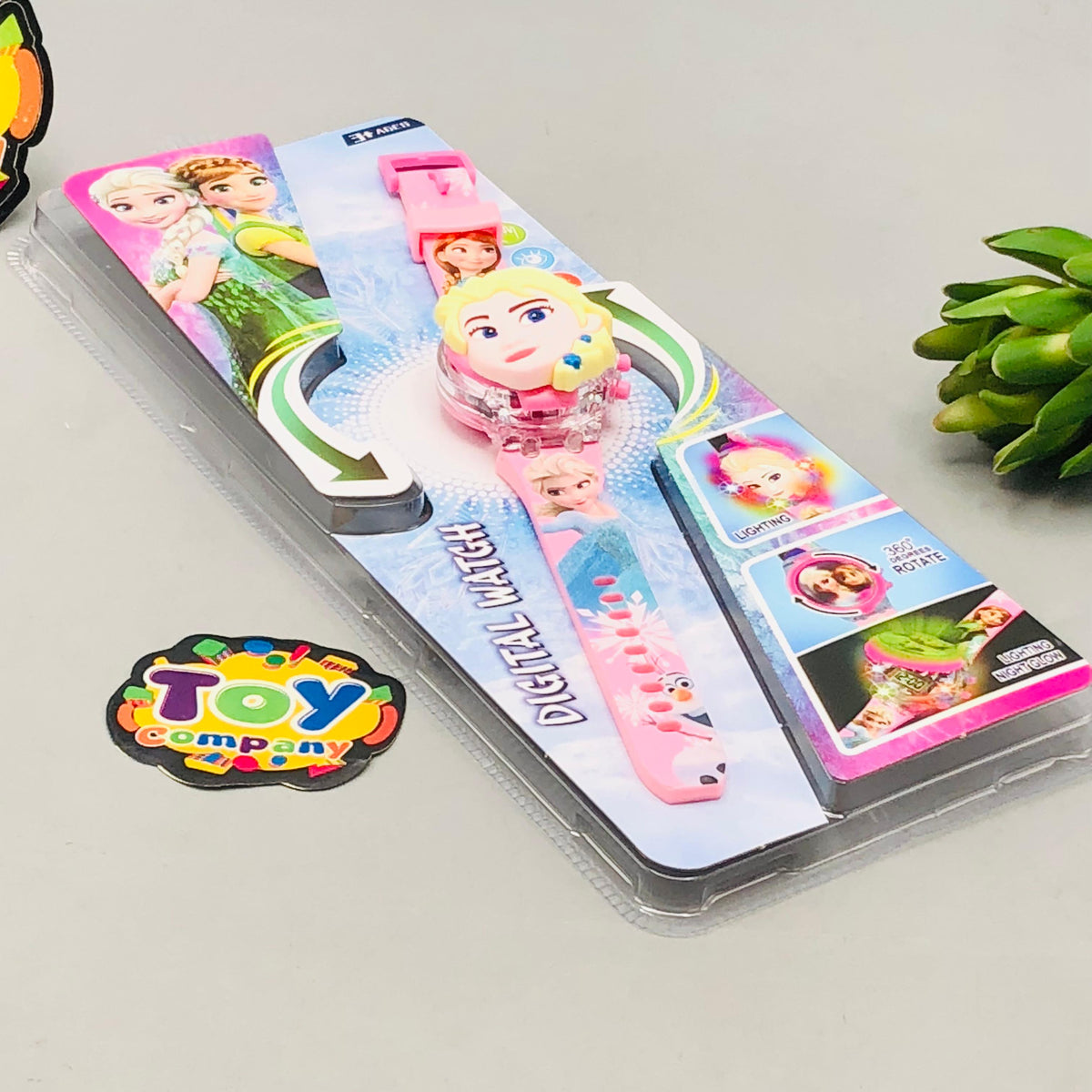 Frozen Theme Kids Digital Watch With Lights