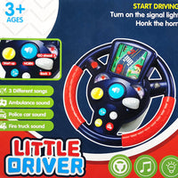 Little Driver Steering Wheel With Light, Music & Games