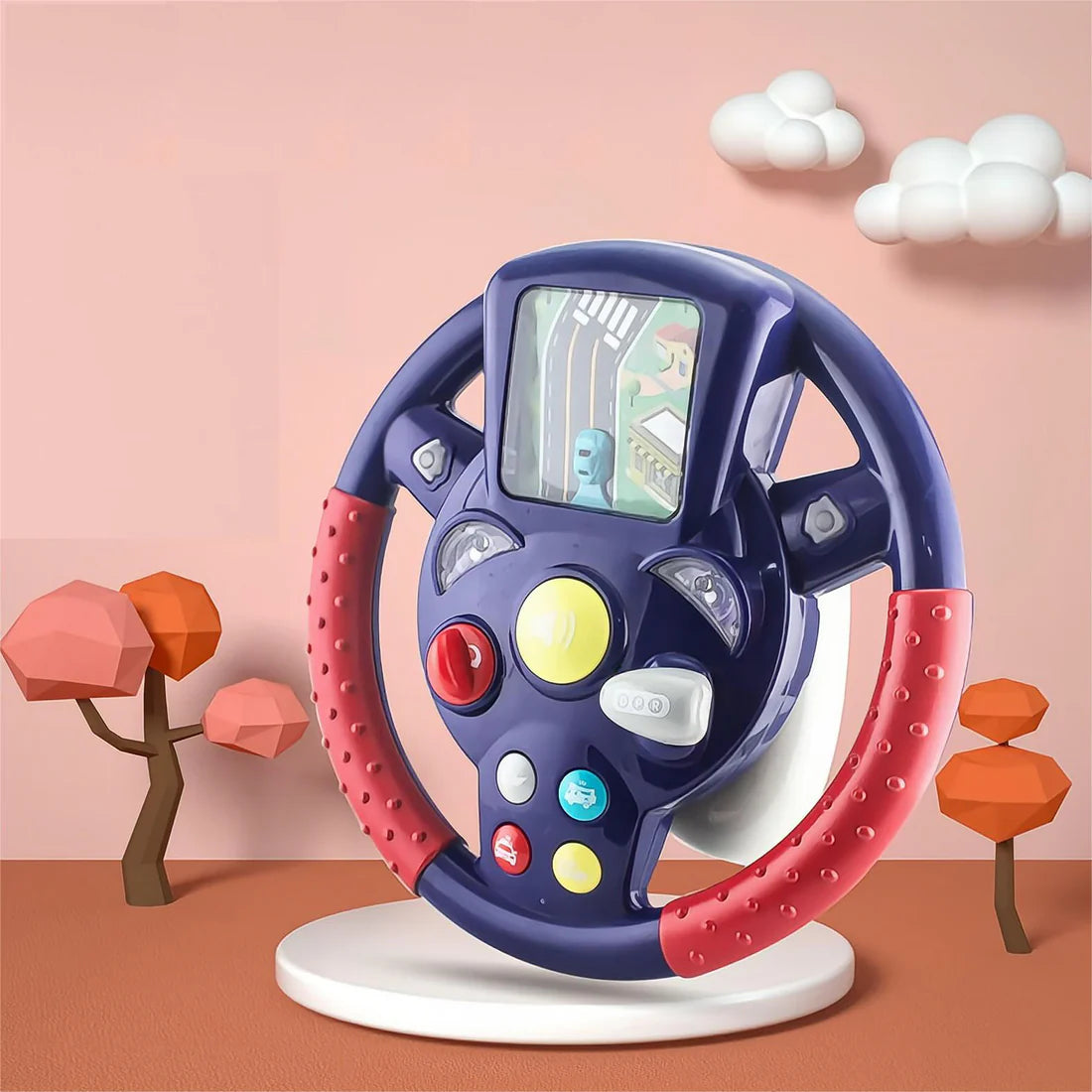 Little Driver Steering Wheel With Light, Music & Games