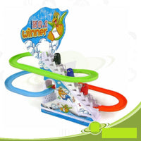 Electric Funny Penguin Track Set With Light & Music