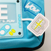 Premium Game Themed Kids Pencil Pouch - Turquoise