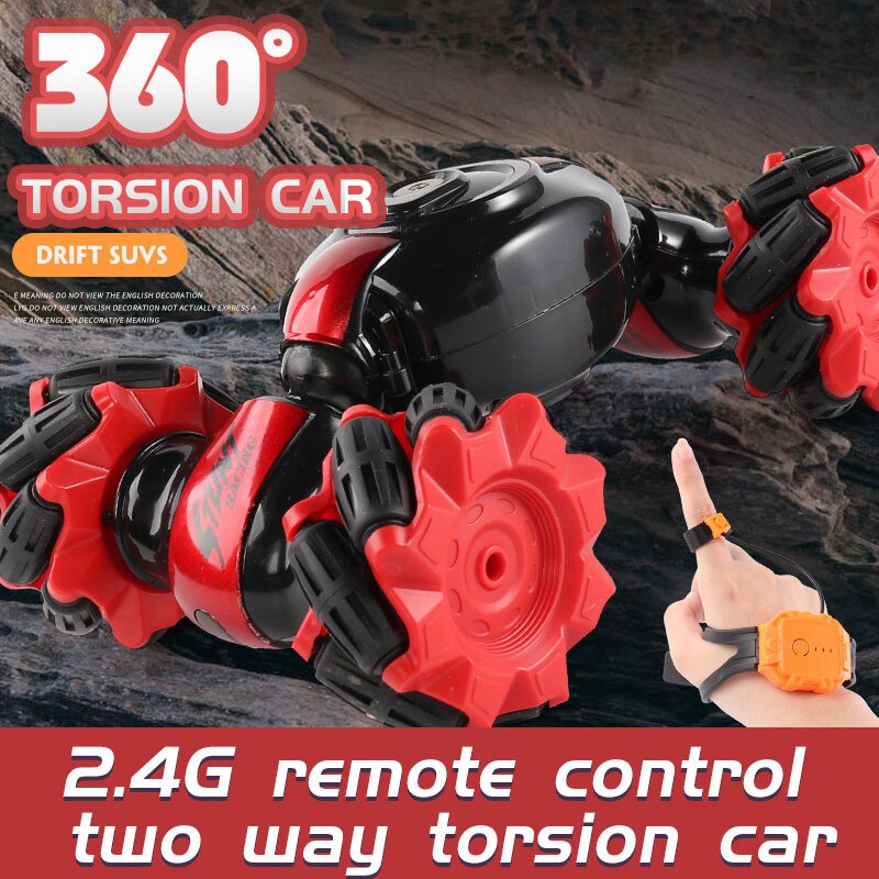 Gesture Sensing Watch Control 2.4G RC Stunt Car