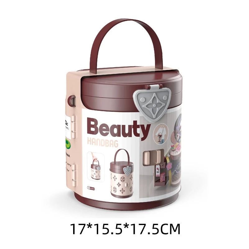 25Pcs Pretend Play Beauty Handbag Set For Girls