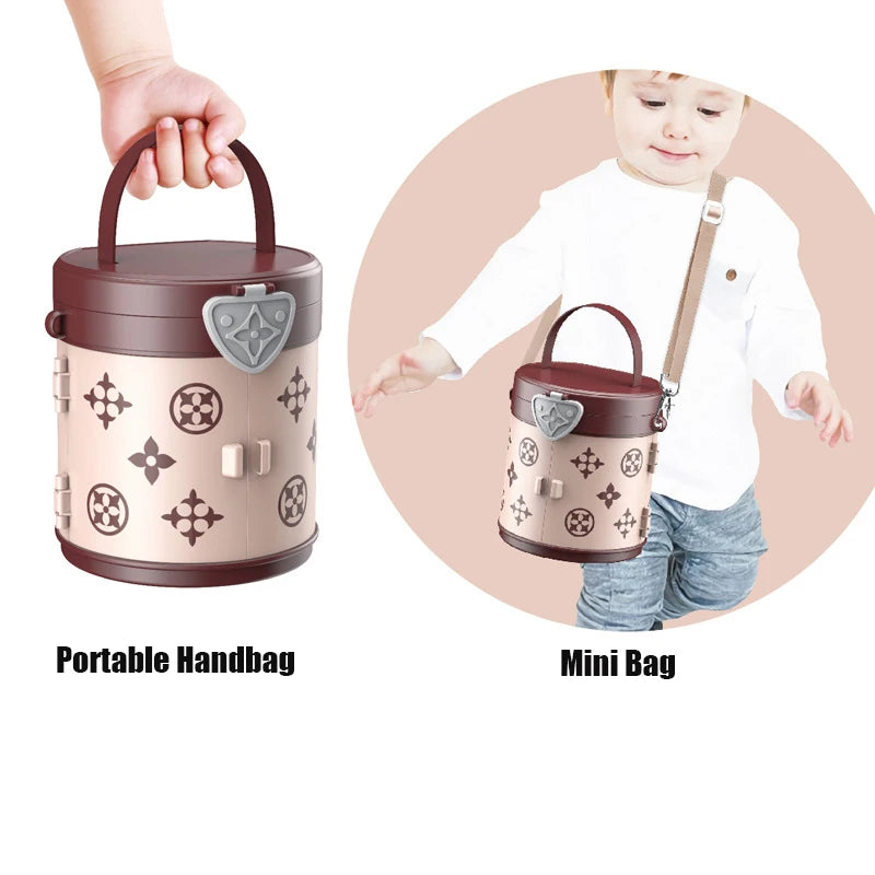 25Pcs Pretend Play Beauty Handbag Set For Girls