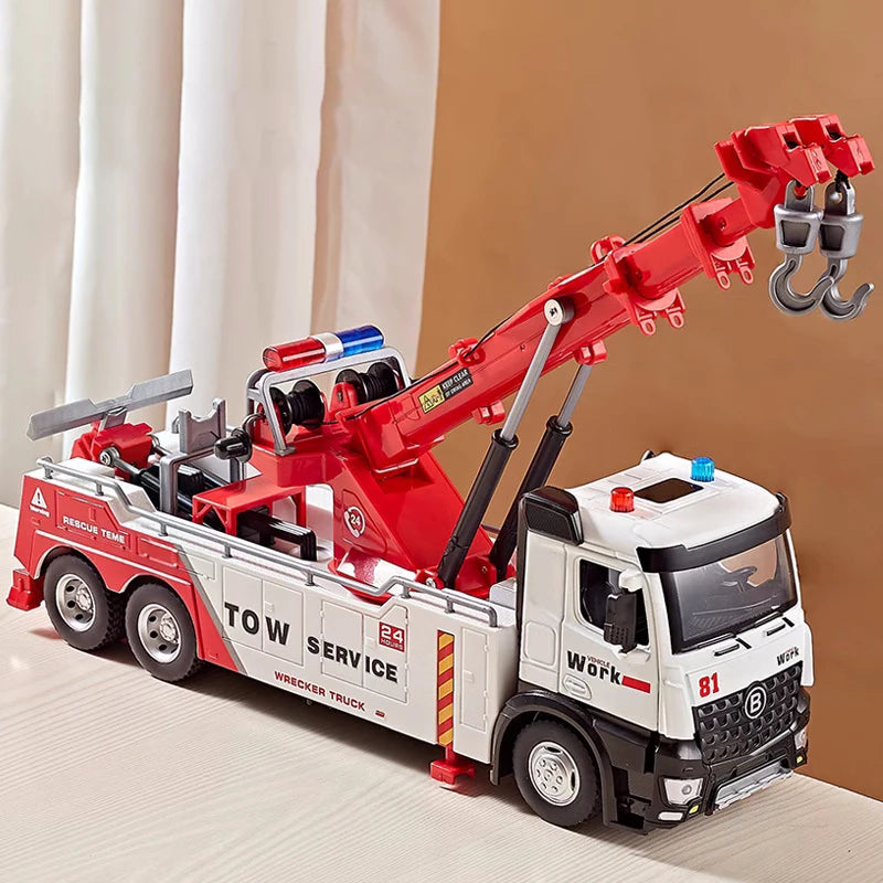 1:18 Diecast Tow Truck Model