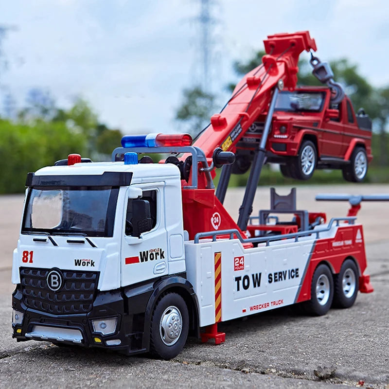1:18 Diecast Tow Truck Model