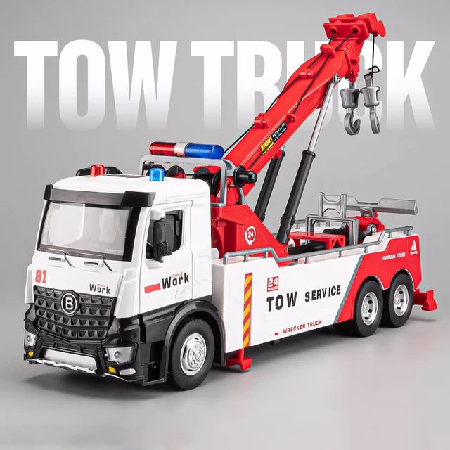 1:18 Diecast Tow Truck Model