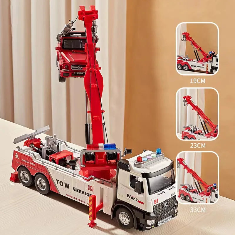 1:18 Diecast Tow Truck Model