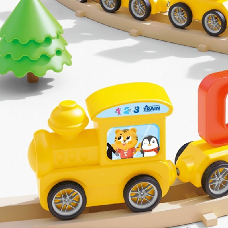 31Pcs Montessori Digital Number Train