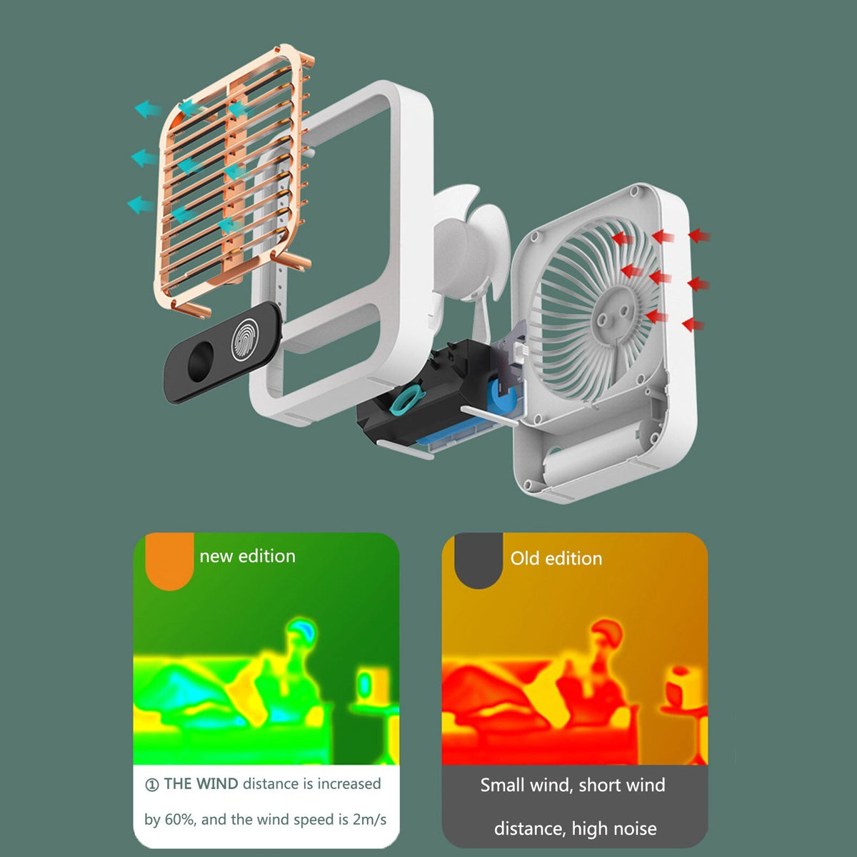 Portable Humidifying Air Conditioning Fan