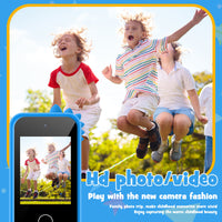 Kids Dinosaur Themed Touch Smart Phone - Blue