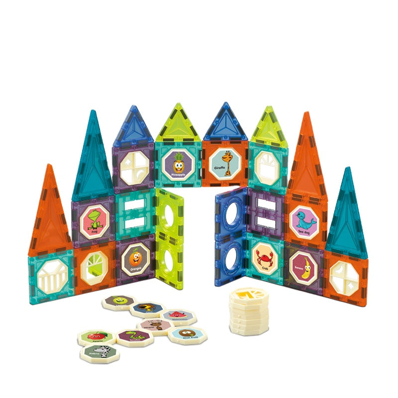 52 Pieces Magic Magnetic Blocks