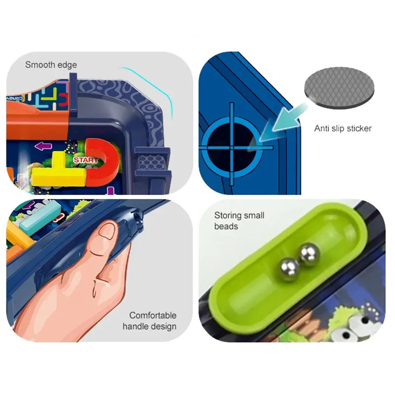 Handheld Crazy Maze Pinball Game Toy