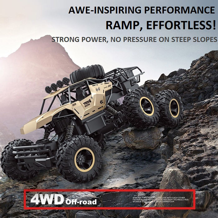 1:10 RC 2.4GHz Large Diecast Off-Road Rock Crawler