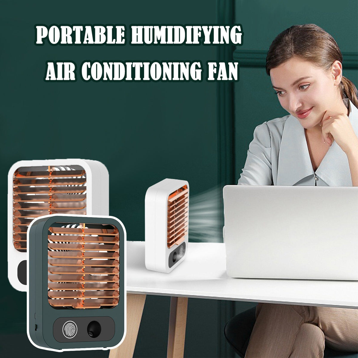 Portable Humidifying Air Conditioning Fan