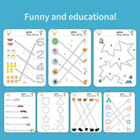 64Pcs Reusable Activity Tracing Book