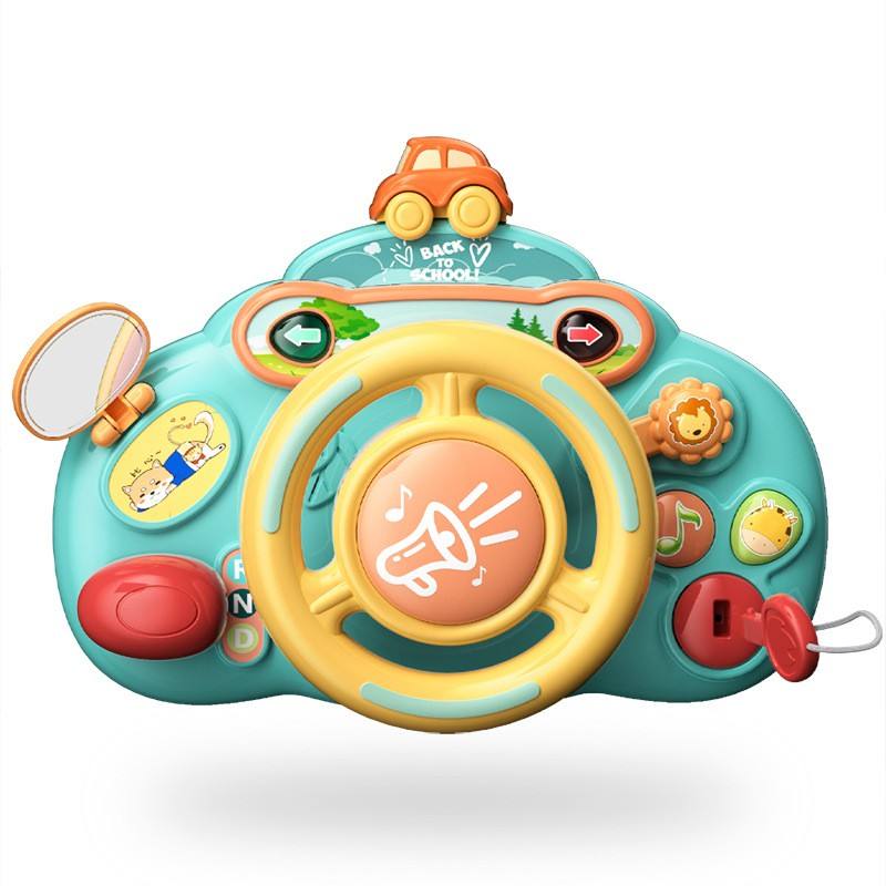 Multi-functional Toddlers Simulation Musical Steering Wheel