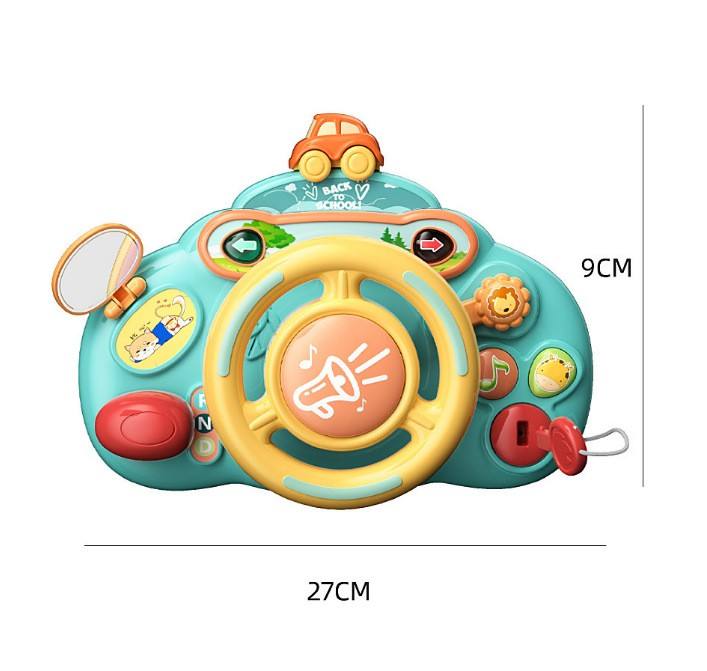 Multi-functional Toddlers Simulation Musical Steering Wheel