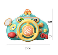 Multi-functional Toddlers Simulation Musical Steering Wheel