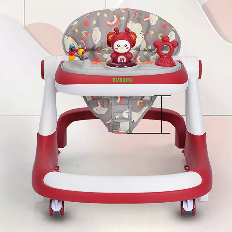 Multi-Functional Baby Walker-Red