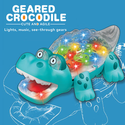 Electric Transparent Gear Crocodile