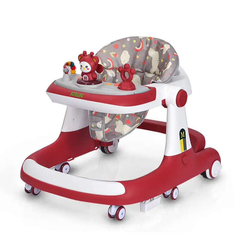 Multi-Functional Baby Walker-Red