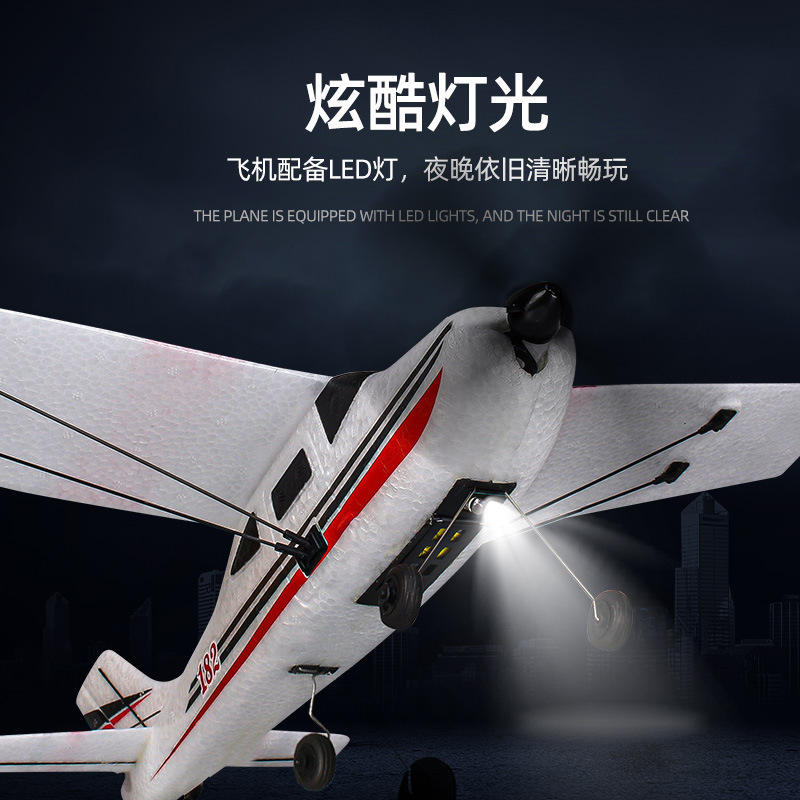 2.4GHz RC Thermocol Cessna 182 Airplane Model