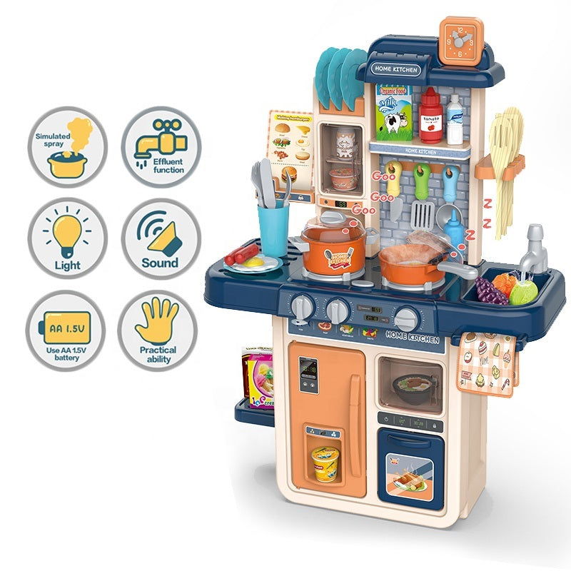 Pretend Play Simulation Kitchen Set 42pcs