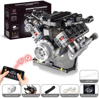 RC Engine Power Lego Bricks Model