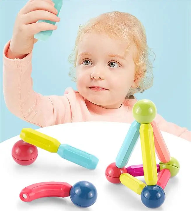 42Pcs Magnetic Puzzle Sticks Set