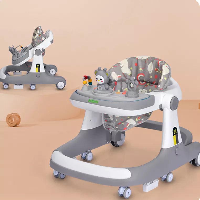 Multi-Functional Baby Walker-Gray