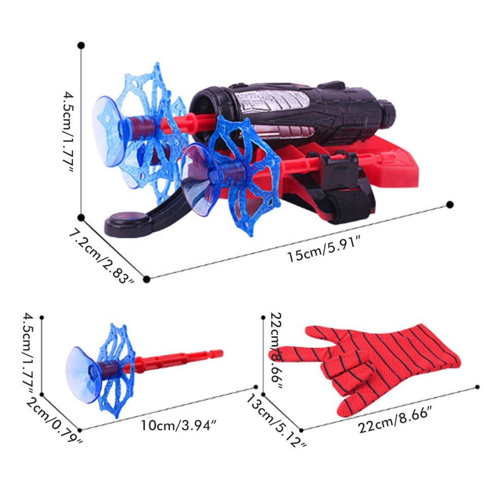 Spiderman Web Shooter Glove Set