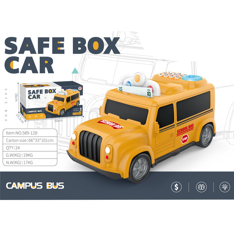 Piggy Bank Money Transporter Car with Password & Fingerprint