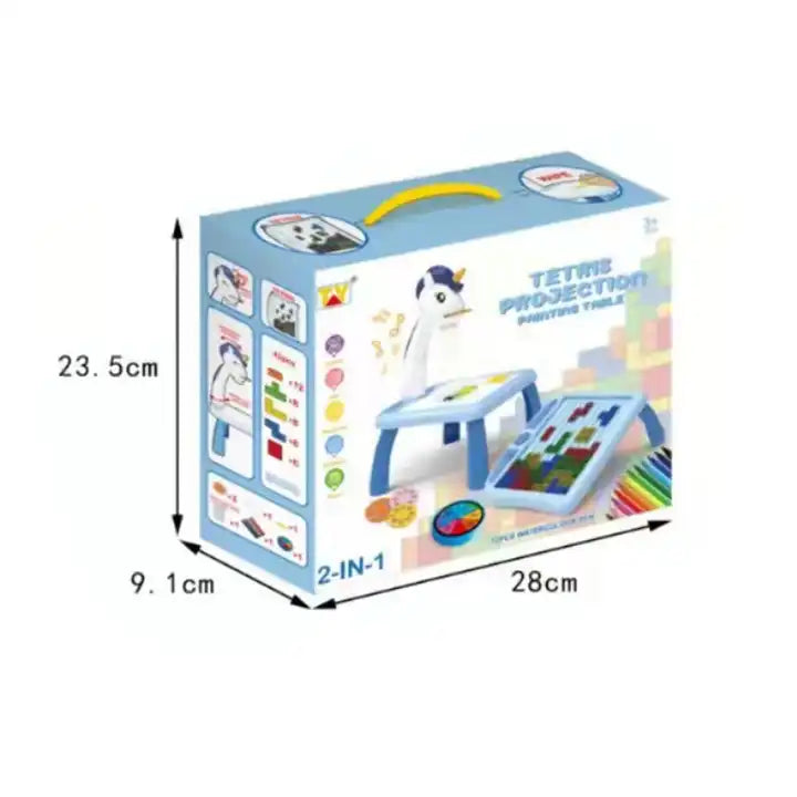 2In1 Tetris Projection Painting Table