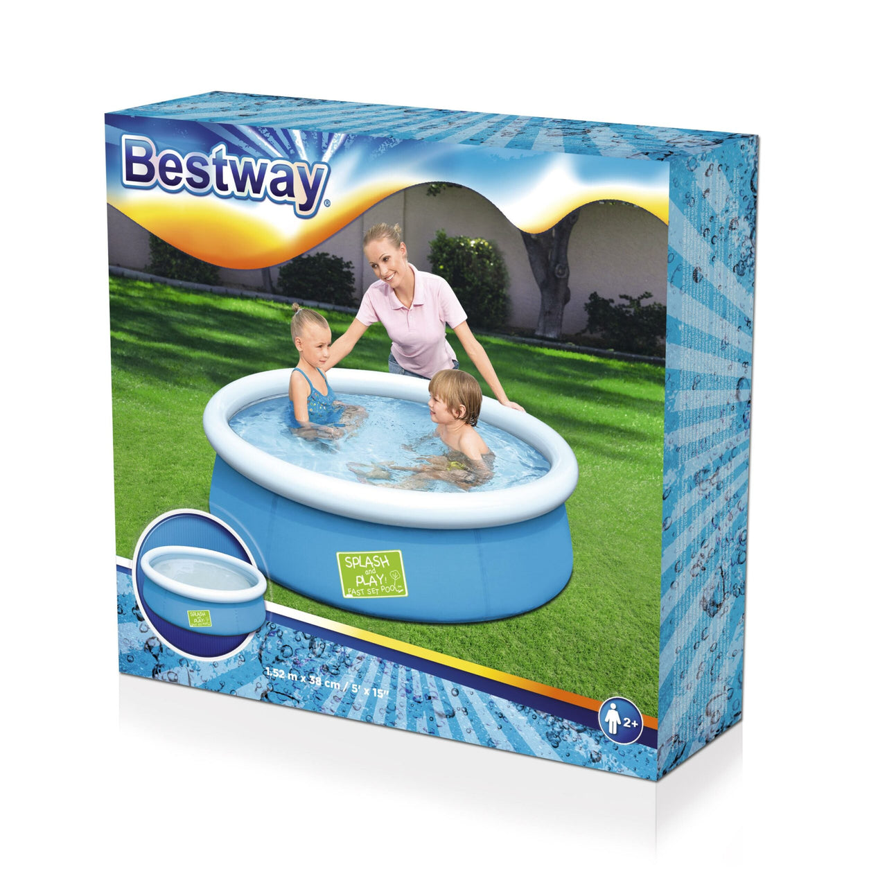 Bestway Inflatable Easy Set Pool - (5' x 15'')