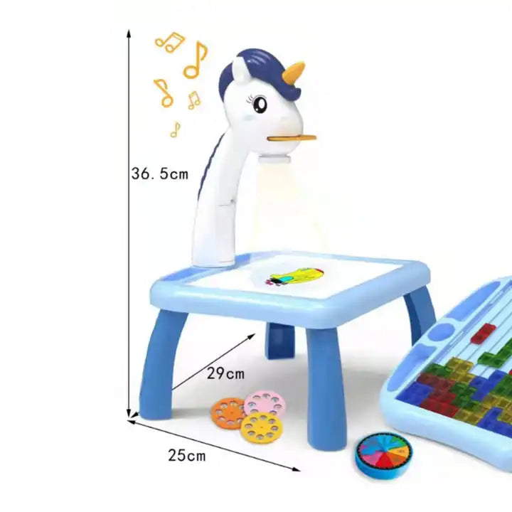 2In1 Tetris Projection Painting Table