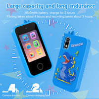 Kids Dinosaur Themed Touch Smart Phone - Blue