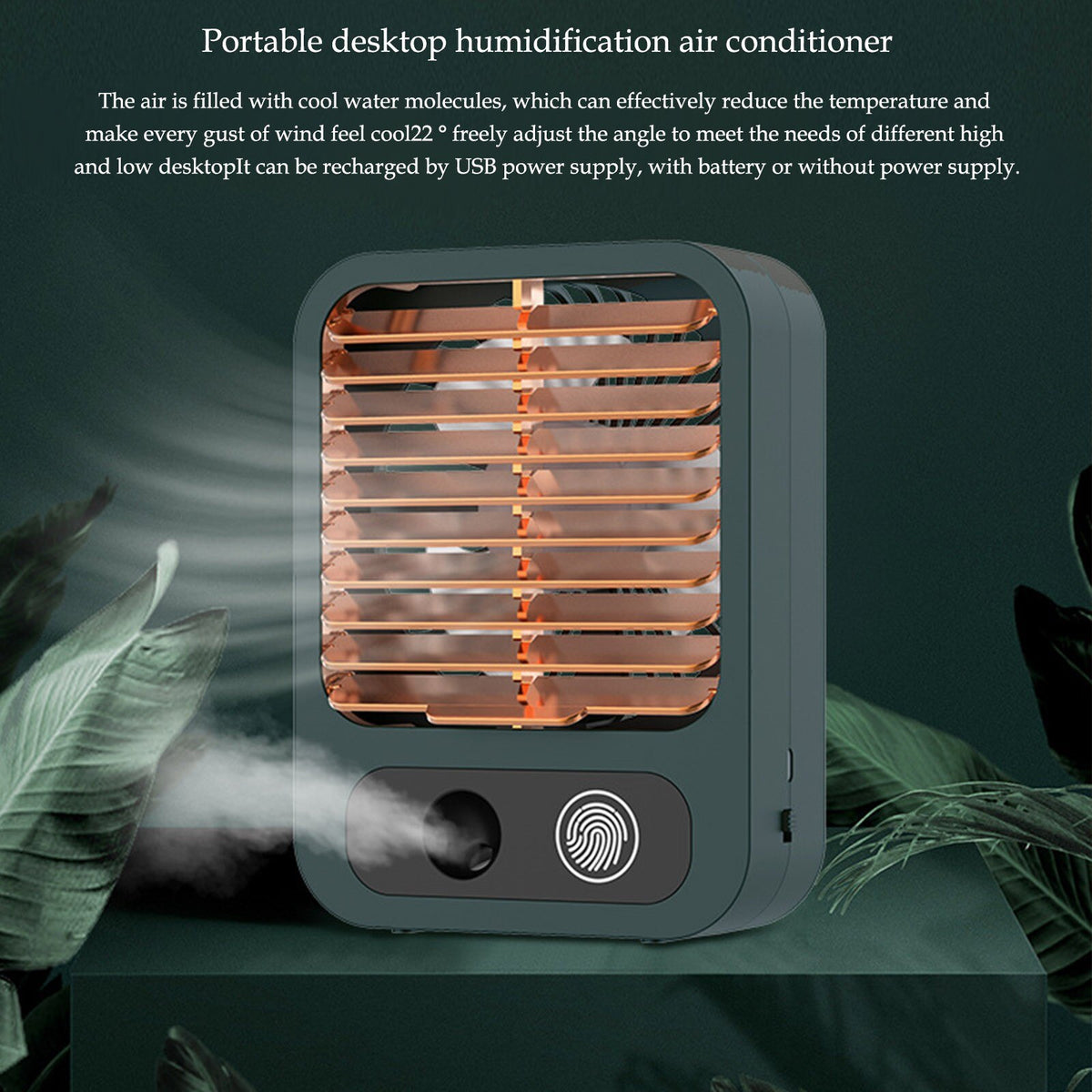 Portable Humidifying Air Conditioning Fan
