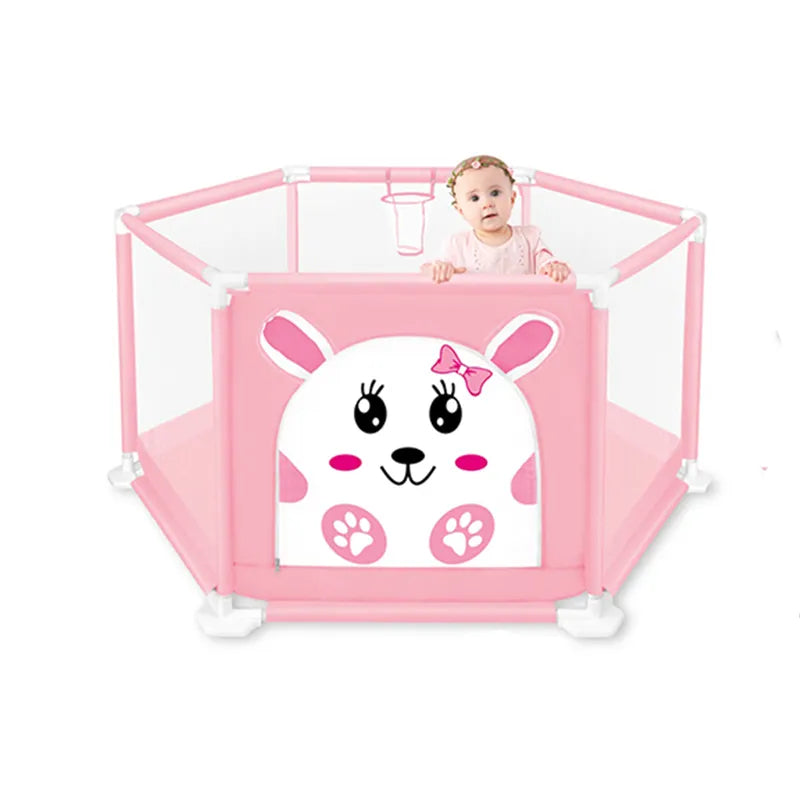 Adorable Child Safety Fence Play Pen With 50 Balls