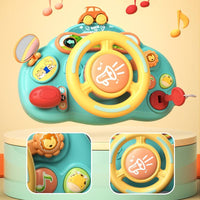 Multi-functional Toddlers Simulation Musical Steering Wheel