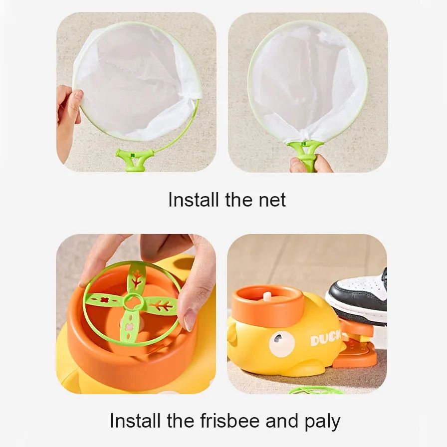 Kids Duck Frisbee Ejection Flying Saucer Game