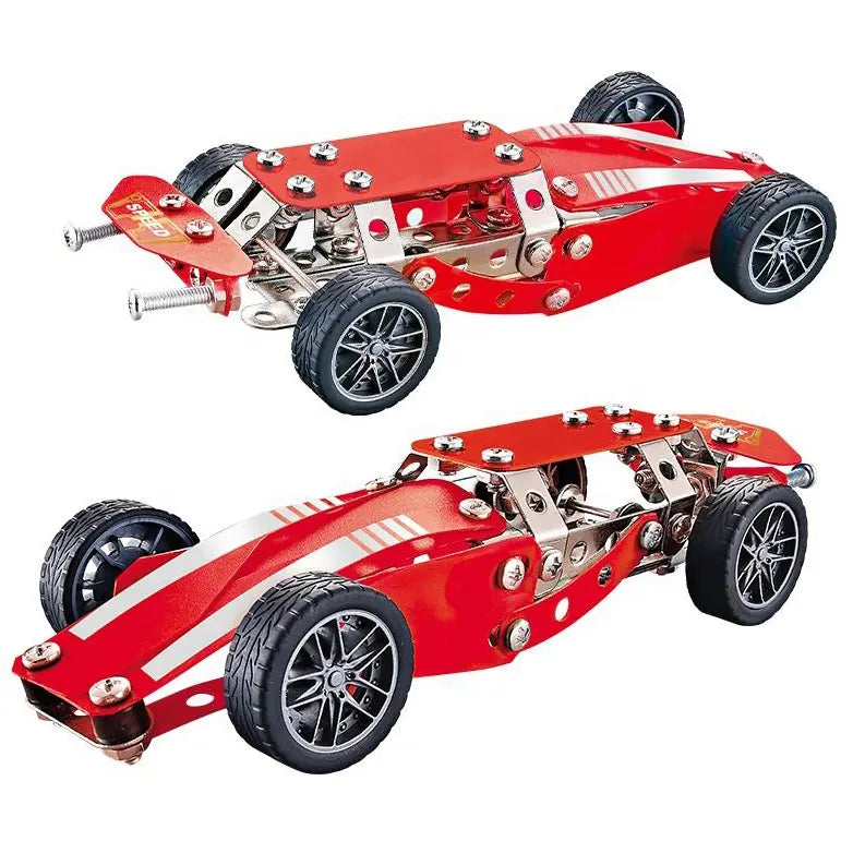 133Pcs Hot Wheel DIY Tech Bricks Ferrari Car