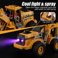 2.4GHz RC Excavator With Light & Spray