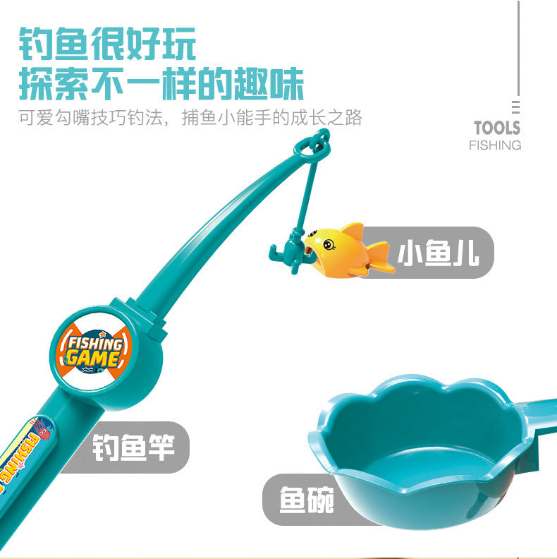 2 in 1 Penguin Slide & Fishing Game Set