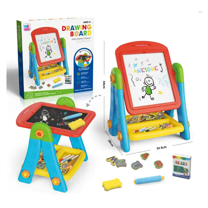 Multi-functional Child's Graffiti Board