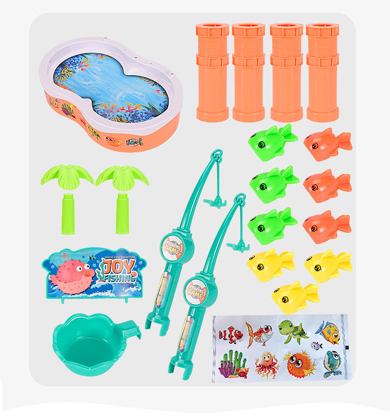 2 in 1 Penguin Slide & Fishing Game Set