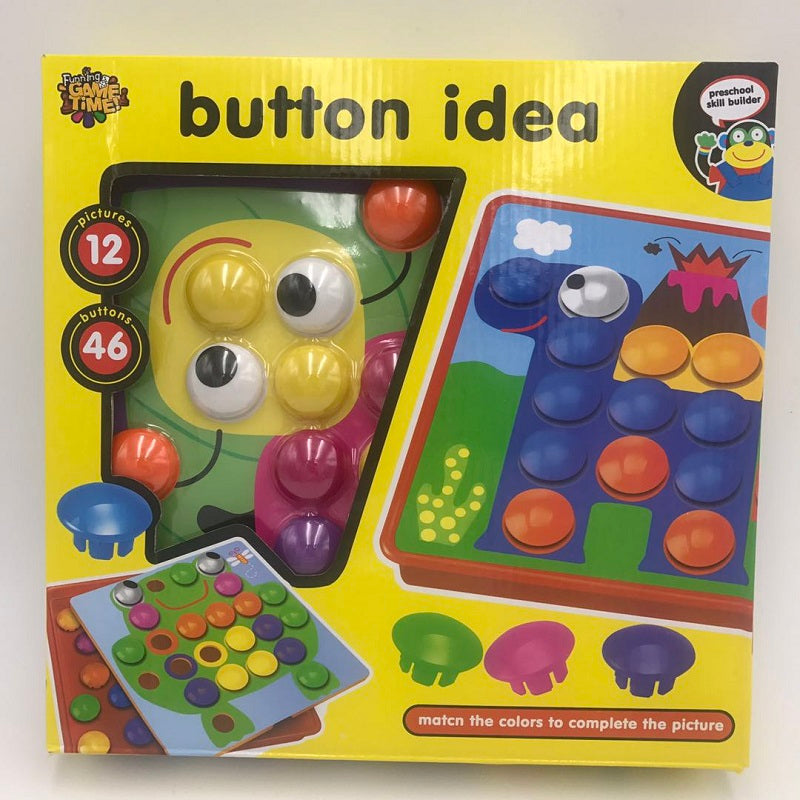 3D Puzzle Buttons Educational Toy