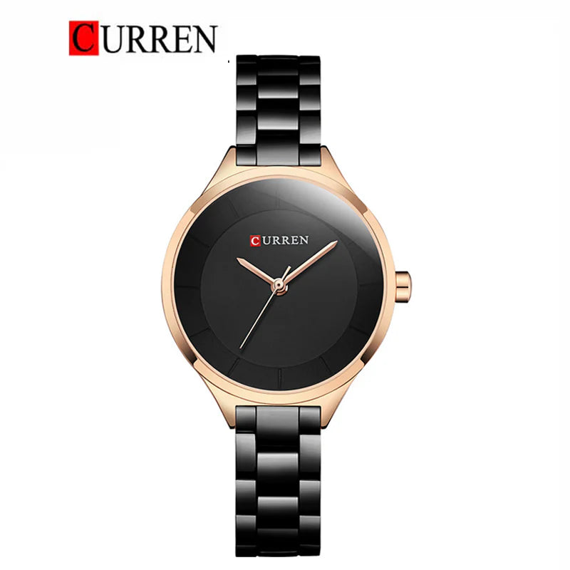 CURREN Blanche Stainless Steel Wrist Watch - Copy